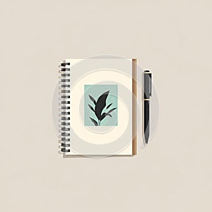 The lighting creates slight shadows adding depth to the paper