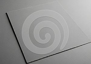 Lighting creates soft shadows, emphasizing the paper's thickness and