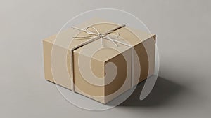 The lighting creates subtle shadows emphasizing the box s form