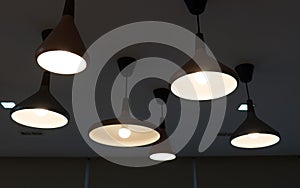 Lighting decoration on ceiling