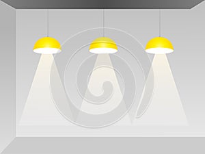 Lighting Downlight , spotlight lighting design illustration photo