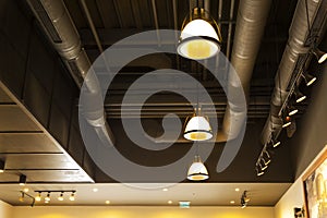 Lighting Equipment, Illuminated, Office, Ceiling, Modern