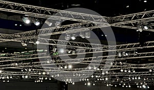 Lighting at a hall ceiling