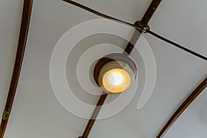 Lighting lamp built into the ceiling
