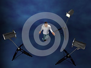 Lighting setup studio