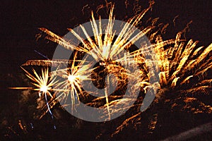 Lighting up the night sky photo