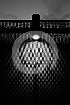 Lighting on wire entanglement