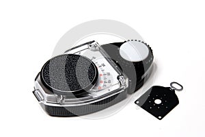 Lightmeter on white background