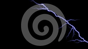 Lightning Background. Realistic natural lightning effects