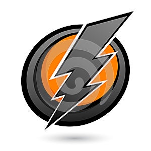 Lightning bolt button