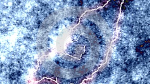 Lightning - electric discharge in laboratory