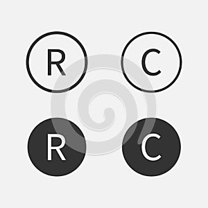 Lightning, electric power, voltage vector. Energy and thunder electricity symbol