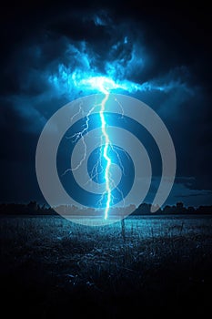 Lightning is an electrical spark discharge in the atmosphere