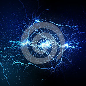 Lightning flash strike background