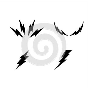 lightning icon illustration. lightning vector. lightning icon. lightning. lightning icon vector. lightning icons. lightning set.