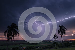 Lightning over Bundaberg