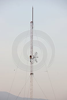 Lightning protection tower photo