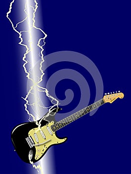 Lightning Stike Guitar