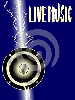 Lightning Stike Guitar Driver Live Music