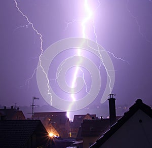 Lightning strike