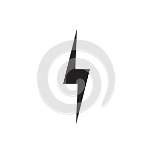 Lightning symbol electicity icon flash sign