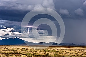 Lightning and thunderstorm