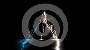 Lightning Thunderstorm Digital Rendering