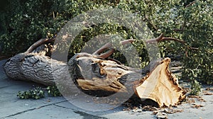 lightning tree damage