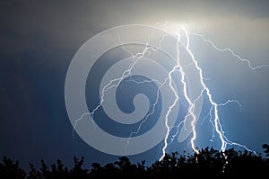 Lightnings and thunder bold stike