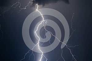 Lightnings and thunder bold stike