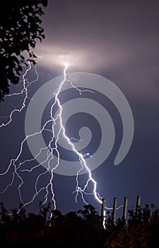 lightnings and thunder