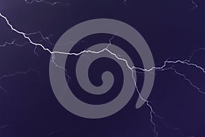 Lightnings and thunder bolt stike