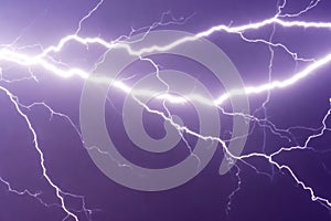 Lightnings and thunder bolt stike