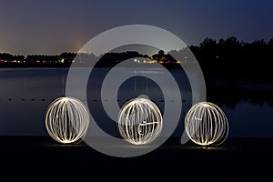 Lightpainting with orbs