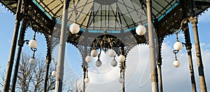 Lights of the Cloister of Music at Villa Bellini