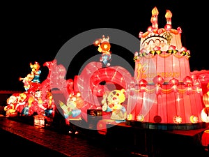 Lights and lanterns festival, 30 anniversary Japanese garden in