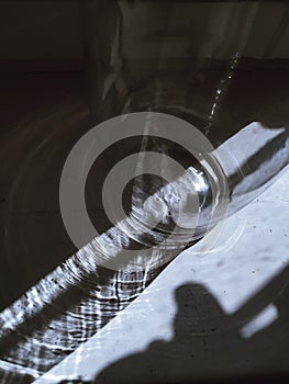 Vase, lights and shadows, light and dark