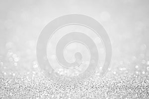 Lights on white silver background abstract beautiful blink light