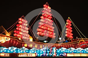 Lightup of lantern ship