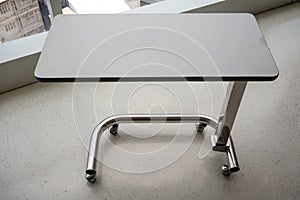 Lightweight portable medical table for tools. overbed table