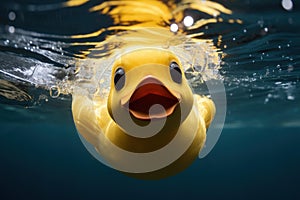 Lightweight Rubber water duck. Generate Ai