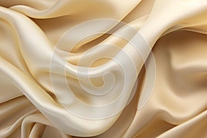 Lightweight Smooth wavy silk. Generate Ai photo