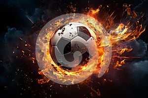 Lightweight Soccer ball net. Generate Ai