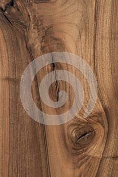 Ligneous plank with rough pattern