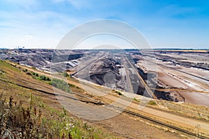 Lignite brown-coal mine in Germany