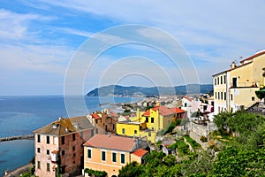 Ligurian village of Cervo Italy