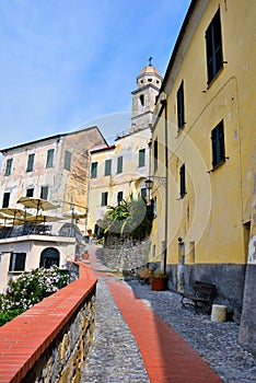 Ligurian village of Cervo Italy