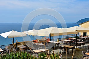 Ligurian village of Cervo Italy