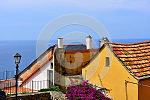 Ligurian village of Cervo Italy