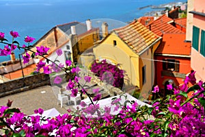 Ligurian village of Cervo Italy